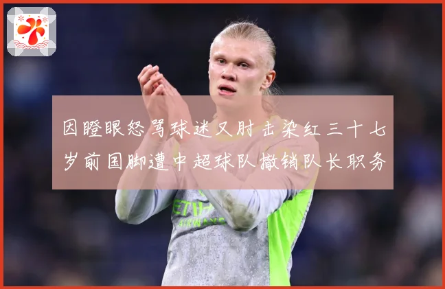 因瞪眼怒骂球迷又肘击染红三十七岁前国脚遭中超球队撤销队长职务数据研判